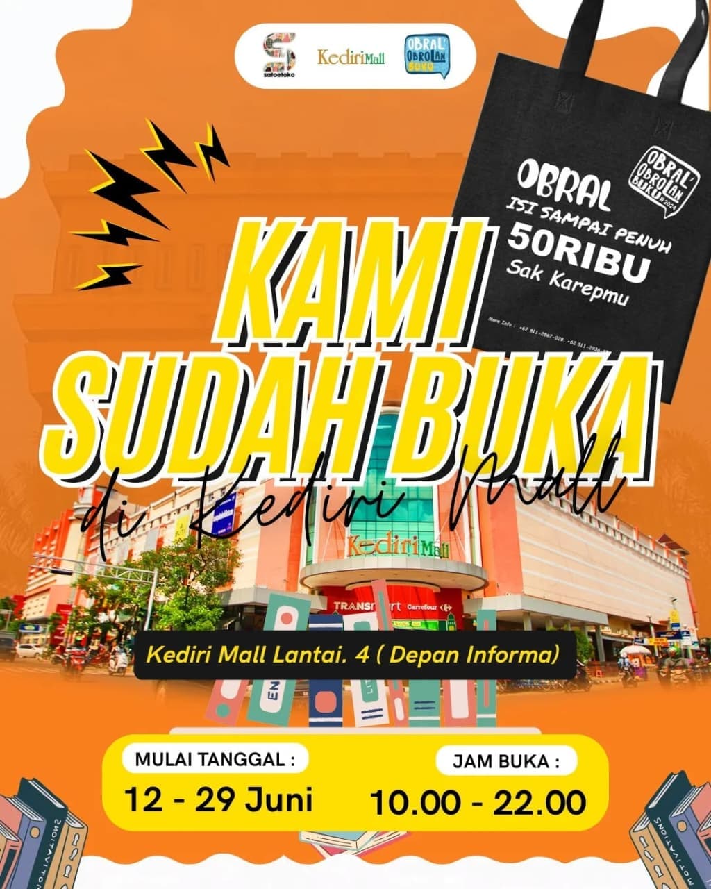 OBRAL OBRAL BUKU DI SF KEDIRI MALL